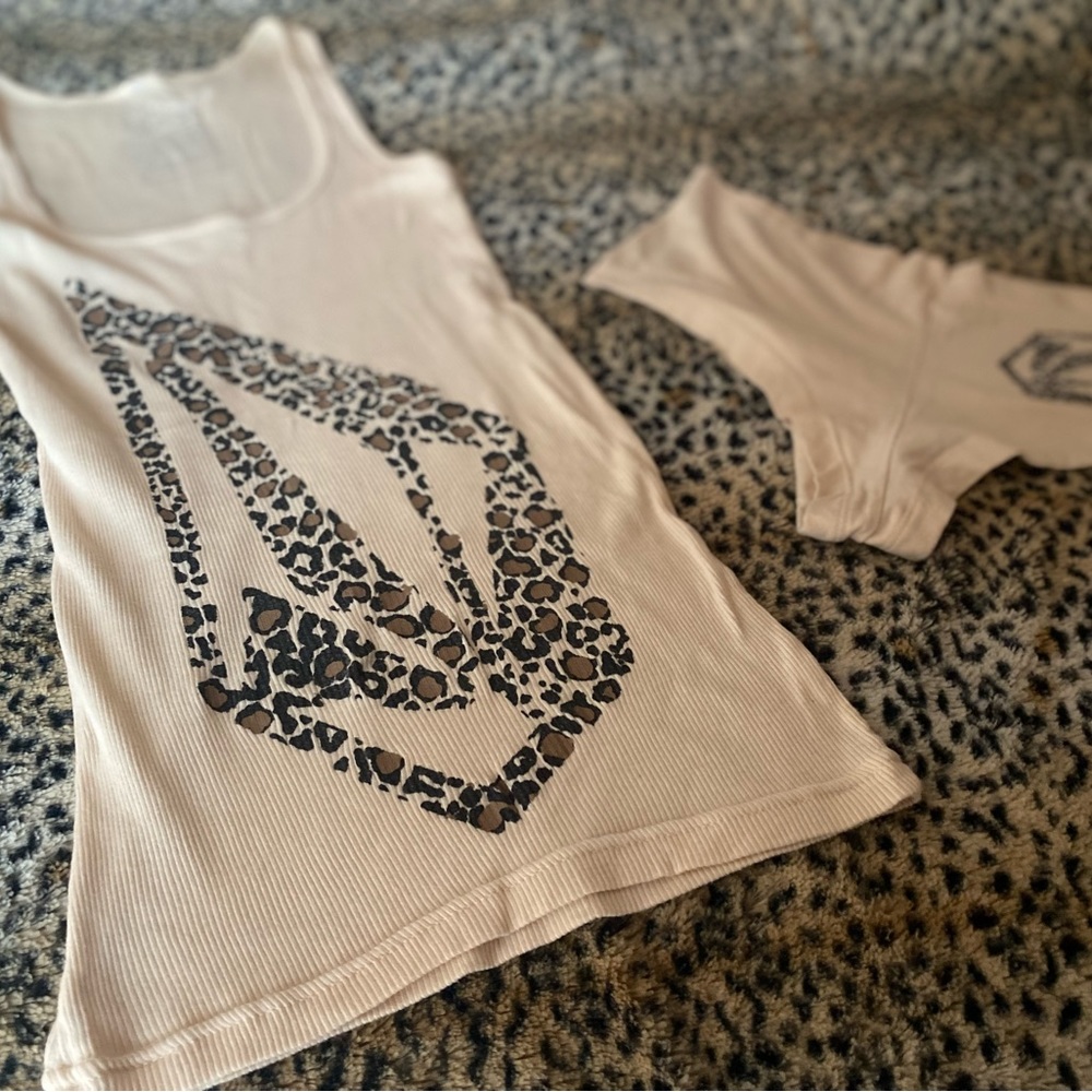 VOLCOM tank top, matching panty pajama set